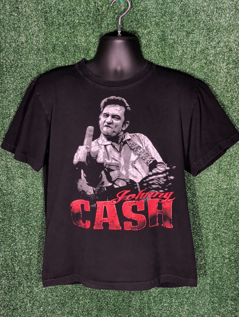 Vintage Johnny Cash Single Stitch Double Sided Graphic T-Shirt The Roxx Adult L